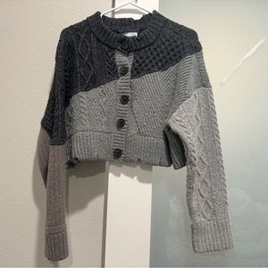 Zara x ADER error sweater gray